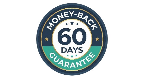 60-Day Money Back Guarantee seal