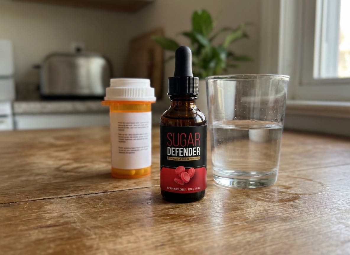 Sugar Defender liquid drops bottle